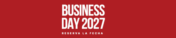 Logotipo de Business Day 2027 de la carrera de Business de la Facultad de Ciencias Económicas de la UFM.