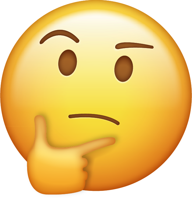 Thinking Emoji [Free Download IOS Emojis]